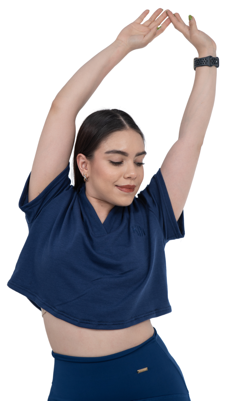 Classic Tee Mujer Navy
