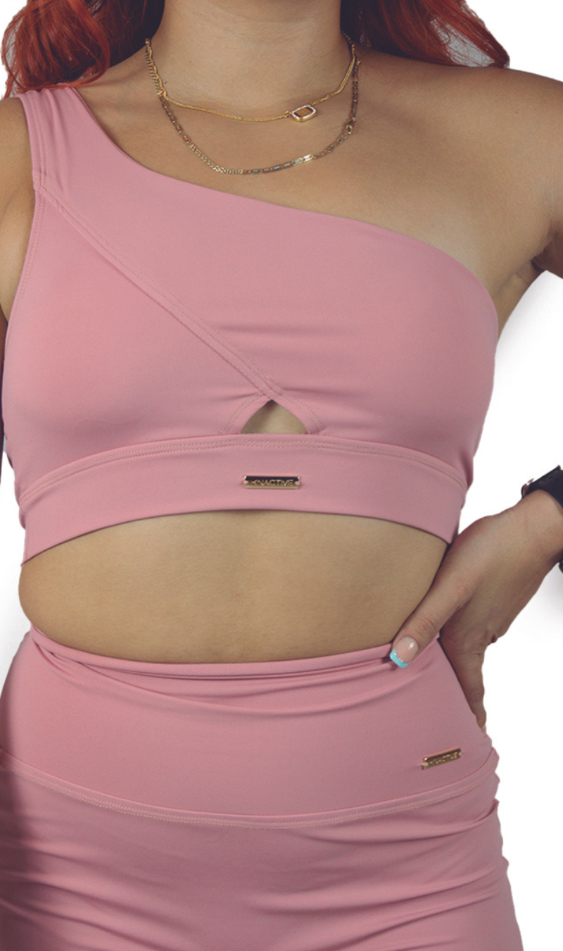 ECO Bra Asimétrico Rosé