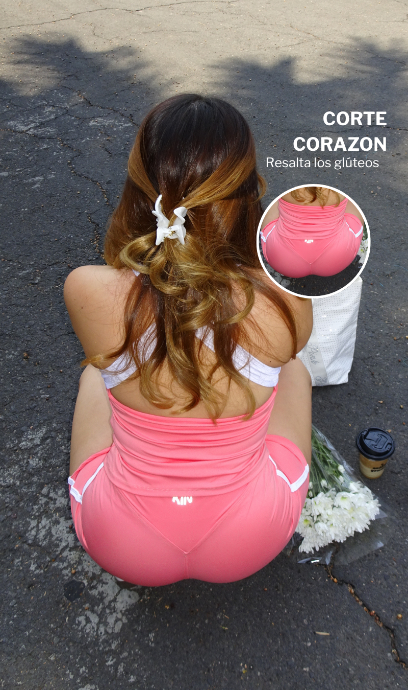 Contraste Short Coral Sportluxe