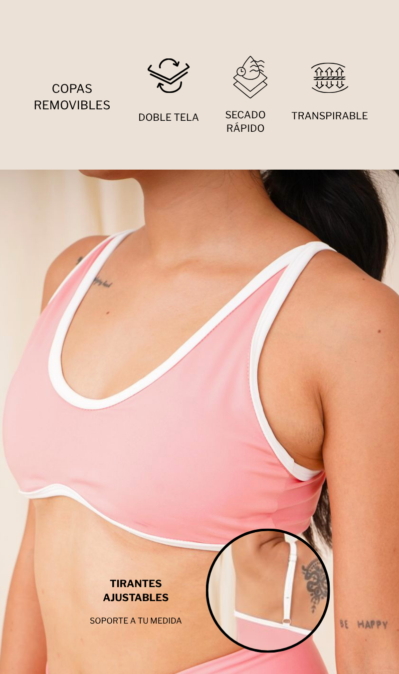 Move Top Coral Sportluxe
