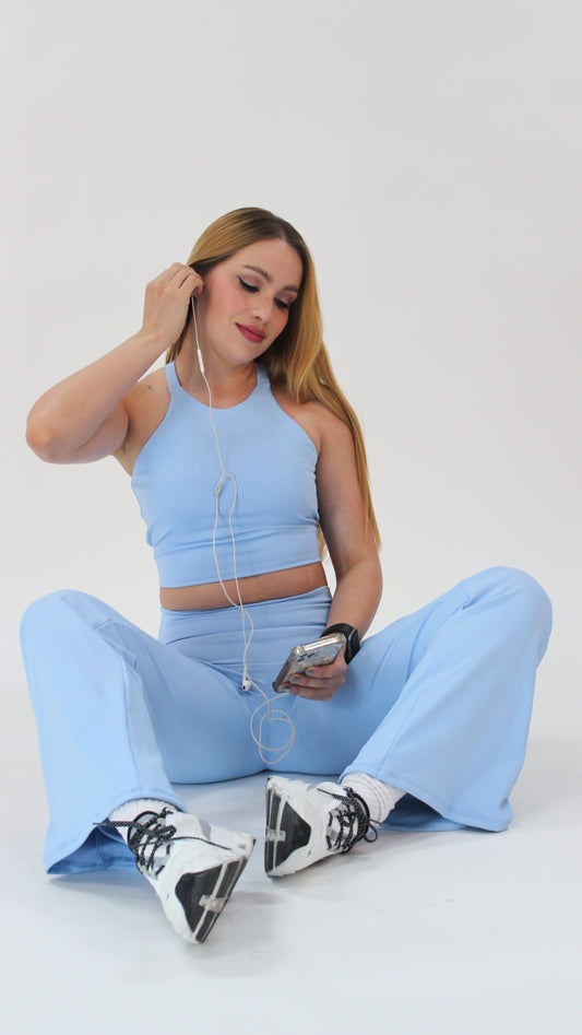 Power Crop Top Ice